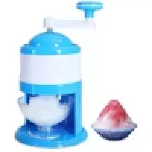 Home Mini Manual Snow Cone Hand Crank Ice Crusher Grinding Machine (BPA-Free, No FDA Certified)