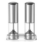 KLT KYMQ-37A-H-BS 2Pcs Rechargeable Electric Pepper Grinder Kitchen Tool (BPA Free, No FDA Certification)