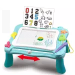 Magnetic Drawing Board Erasable Writing Sketch Board Kids Educational Toys - Blue