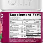 OLLY Women's Multivitamin Gummy, Vitamins A, D, C, E, Biotin, Folic Acid, Adult Chewable Vitamin, Berry Flavor, 45 Day Supply - 90 Count