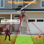 4K 8MP Dual Lens Solar 4G WiFi PTZ Camera 20X Optical Zoom Auto Tracking Humanoid Detection Outdoor CCTV Security Camera