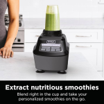 Ninja Heavy Duty Blender Glass Container 2200W Power Ice Crushing Heating Household Appliances Cup Processor Mod. BL770AMZ**