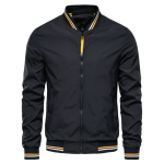 OEM Service Men's Coats Custom Running Jacket Satin Embroidered Bomber Men Clothing Running Baseball Windbreaker Jacket