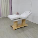 Modern Simple Salon Furniture Massage Table and Bed Luxury 4 Motors Electric Adjustable White Facial Lash Beauty Bed with Lights