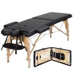 High Quality Factory Wholesale Wooden Foldable Massage Bed and Portable Beauty Massage Table