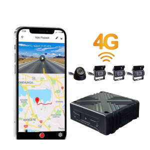 AI 4CH MDVR Dash Cam 4G LTE GPS Tracking, ADAS/DMS/BSD, Fleet Management for Commercial Vehicles