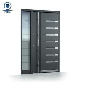 Prima Modern Design Hot Selling Villa Cast Aluminum Entrance Main Doors for Front Entry Security Exterior Houses Aluminum Door