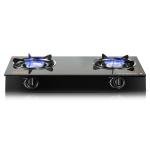 2025 New Gas Stove Black Home Cooking Safe Propane Gas Cooktop 2 Burners Kitchen Gas Burner