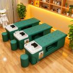 Hair Washing Salon Thai Massage Table Head Spa Shampoo Bed Salon Furniture Modern Factory Custom Multifunction Beauty Lay Down