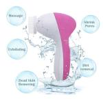 Handheld Waterproof Face Skin Cleanser Massager Beauty Device Silicone Pore Mini Face Cleansing Brush
