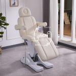 Luxury Body Therapy Spa Treatment Salon Cosmetic Eyelash Electric 3 Motor Lash Extension Bed Beige Beauty Massage Table