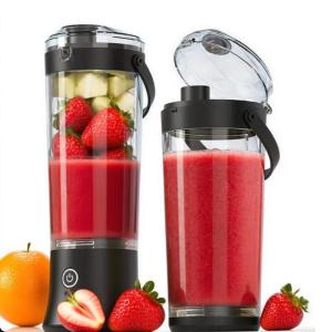 Ultra-Quiet Smart Portable Blender and Mini Juicer 6 Blades USB-C 4000mAh Smoothie Maker with Ice Crushing