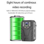 1080P HD Night Vision 2.0inch Screen Long Recording Time Sports DVR Recorder Portable Body Wearable Camera