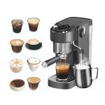 New Design Household Appliance Semi Automatic Electric Espresso Coffee Machine With 1.1L Water Tank