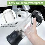 Ultra-Quiet Smart Portable Blender and Mini Juicer 6 Blades USB-C 4000mAh Smoothie Maker with Ice Crushing