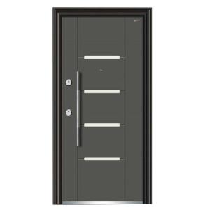 Factory Price Modern Stainless Steel Single Door Design Entrance Steel Door Soundproof Security Steel Door for Home
