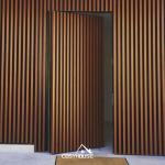 China Top Manufacturer Modern Concealed Door Wooden Hidden Interior Flush Door Design Minimalist Invisible Wall Door