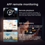 Advanced Dual Lens 2K 4G Car Camera with WiFi GPS Night Vision 4G Dashcam - Max 128G TF Card Supported