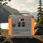 1000W LiFePO4 Home Storage Portable Outdoor Camping Power Supply 220V Output MPPT Solar Charge Car Compatible Pure Sine Wave