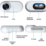 Pet Suppliers Dog Accessories Mini Body Cam Indoor Outdoor Wireless Mini Cat Collar Camera