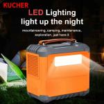 1000W LiFePO4 Home Storage Portable Outdoor Camping Power Supply 220V Output MPPT Solar Charge Car Compatible Pure Sine Wave