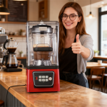 SUNAMX 2200W Ninja Smoothie Maker 2-in-1 Juicer and Ice Crusher with Quiet Motor Restaurant Use