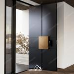 European Standards Puerta De Seguridad Principal Puerta De Entrada Acero Aluminio Blindada Puerta Exterior Doors