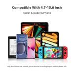 New Upgraded Multi Angle 360 Adjustable Foldable Arm Lazy Stand Metal Desktop Tablet Holder for Desk Bed Clip Bracket Smartphone