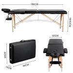 High Quality Factory Wholesale Wooden Foldable Massage Bed and Portable Beauty Massage Table