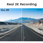 Advanced Dual Lens 2K 4G Car Camera with WiFi GPS Night Vision 4G Dashcam - Max 128G TF Card Supported