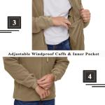Men's Casual Stand Collar Winter Jacket Outdoor Windproof Polar Fleece Coat with Full Zip Logo on Front Direct Delivery