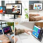 New Upgraded Multi Angle 360 Adjustable Foldable Arm Lazy Stand Metal Desktop Tablet Holder for Desk Bed Clip Bracket Smartphone