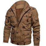 Dropshipping Leather Jackets Custom Clothing Dtg Winter Jacket Men Coat 4XL Men'S Plus Size Fleece Zip up Warm Jackets