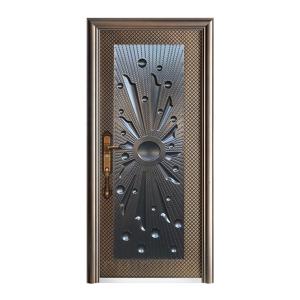 Best Price Steel Security Main Entrance Door China Steel Door Iron Galvanized Sheet Gate Door for Home