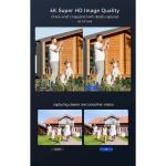 High-Precision Solar CCTV Camera with 4G Sim Card 4K Dual Lens 10X Optical Zoom PTZ Wireless Auto Tracking 100% Outdoor Usage