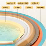 Autumn and winter home-use folding insulated children's bath tub, portable fiber composite board thickened adult bath tub, no installation required