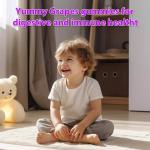 Kids multivitamin blend of vitamins ACDE Zinc GUMMIES cross-border