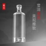 Guanshan 1-jin (500ml) empty liquor bottles, high-end wedding banquet private customized packaging, white liquor glass bottles, homemade liquor repackaging bottles