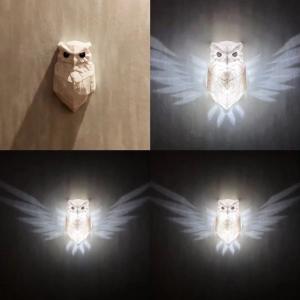 Cross-border 3D Wall Light Animal LED Sleep Night Light Wall Light Owl Eagle Art Decorative Light