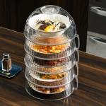 Breathable and heat-insulating dual-purpose food cover, household food cover, multi-layer food storage rack, kitchen food dust and insect protector, table cover.