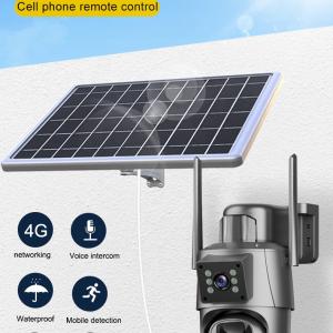 8mp Solar Camera Outdoor 4g/Wifi Security System Cctv Camera 4k Night Vision Two Way Audio With Alarm Ptz Ip Camera Low Power